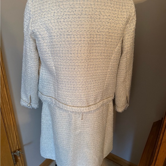 TED BAKER LONDON Jacket/Blazer, light blue, off white with gold buttons & trim. - Picture 8 of 8